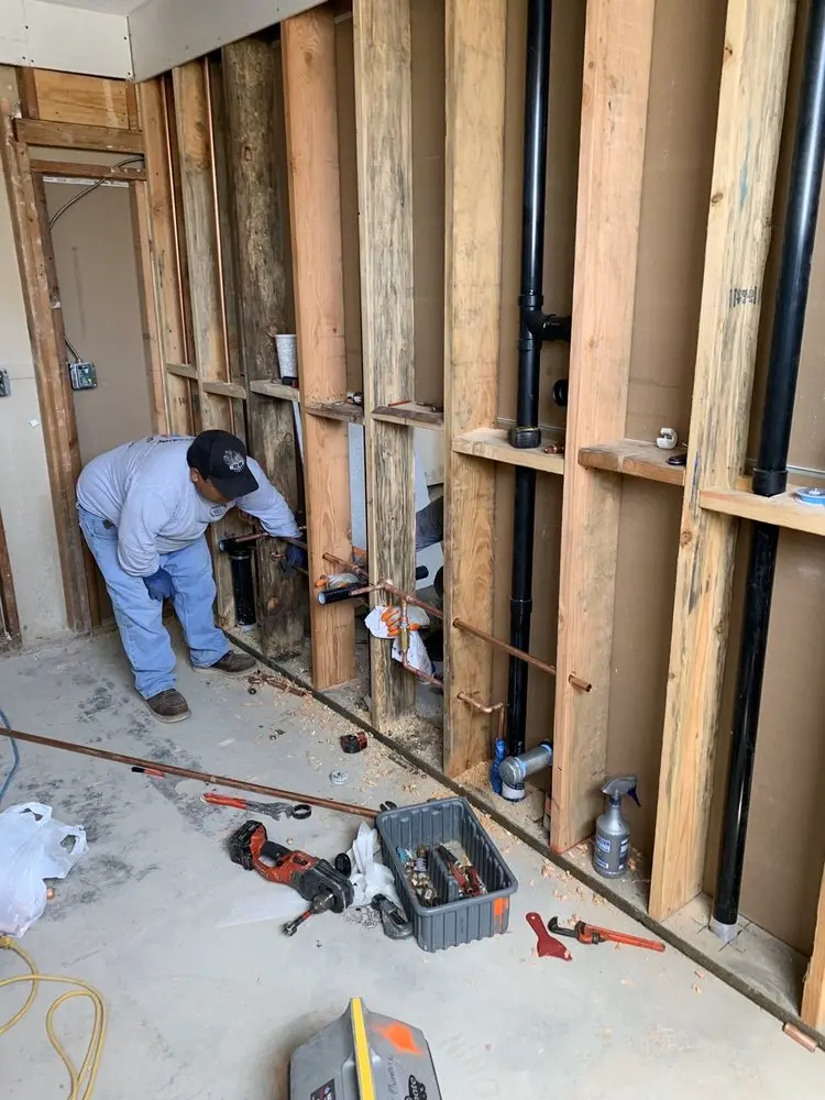 Commercial rough-in plumbing for Gas Line Repair in Morristown